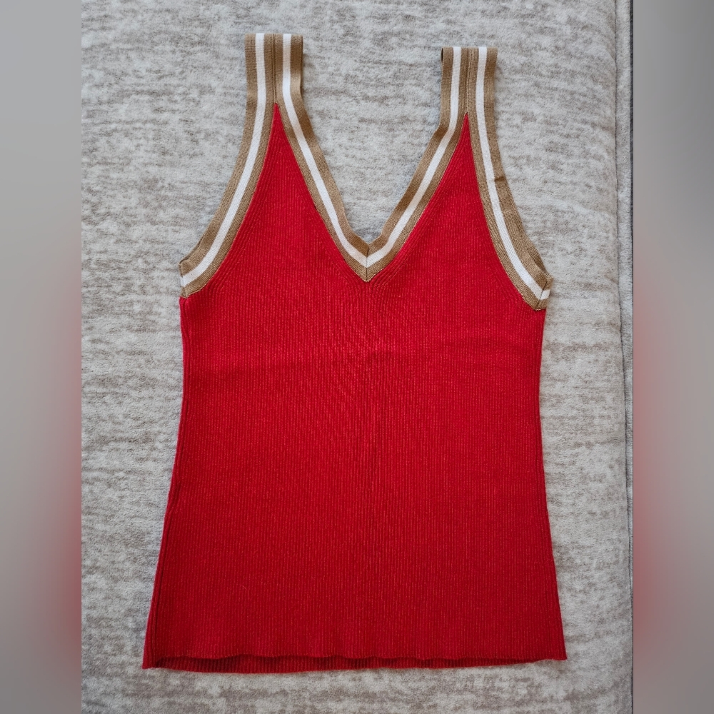 Tommy Hilfiger Ribbed Sweater Tank Top